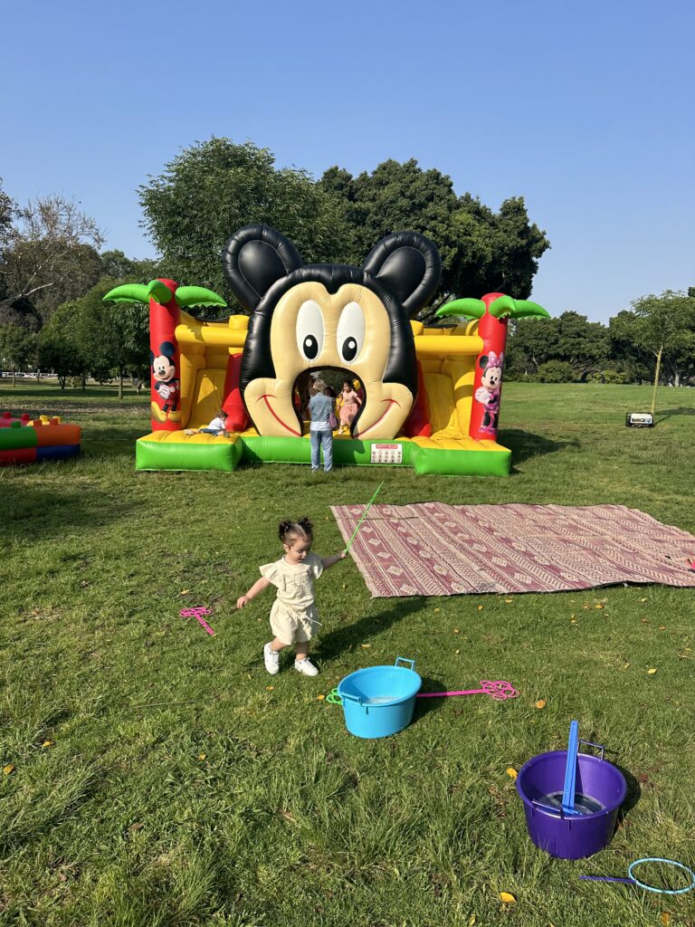 חגיגת יום הולדת בפארק באיזור מרכז