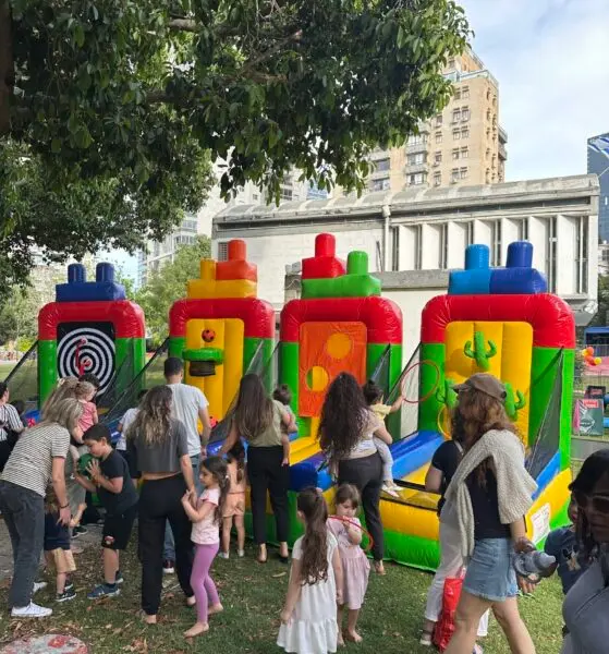 תחנת קליעה למטרה מתנפחת של ג’מבו הפקות