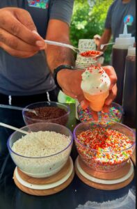 דוכן גלידה לאירוע של ג'מבו הפקות