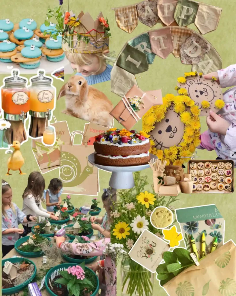 eco friendly birthday party רעיון ליום הולדת קיימות