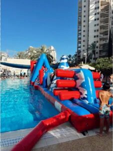 מתנפחי מים לאירועים סוף שנה בבריכות וקאנטרי